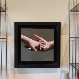 Arte contemporanea Olio su tela” My Sun ” di Filippo Manfroni al confine con l’iperrealismo