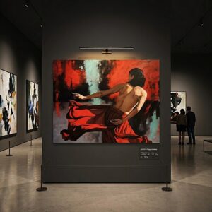 Olio su tela - Sarò lì 1-Filippo Manfroni arte moderna