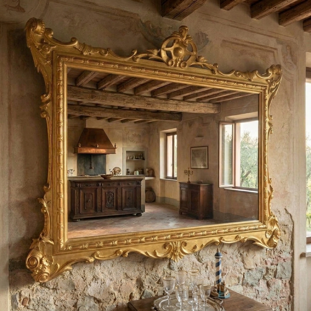 specchiera antica 1850
