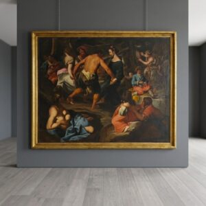 Olio su tela Seicento